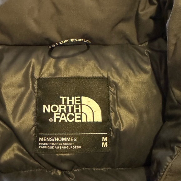 The North Face Men’s Down-filled Parka - Size M - Charcoal Gray - Picture 4 of 9